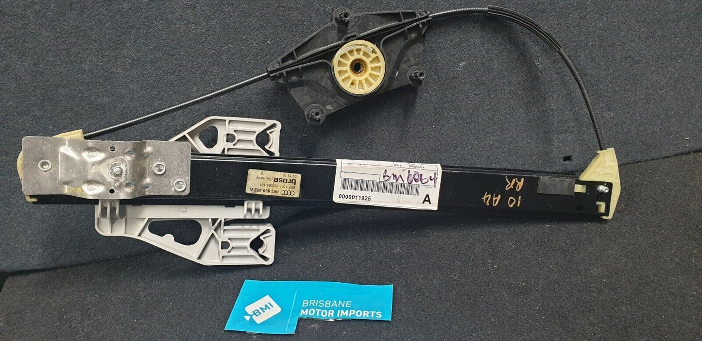 AUDI A4 RIGHT REAR WINDOW REGULATOR B8 8K 2008-15