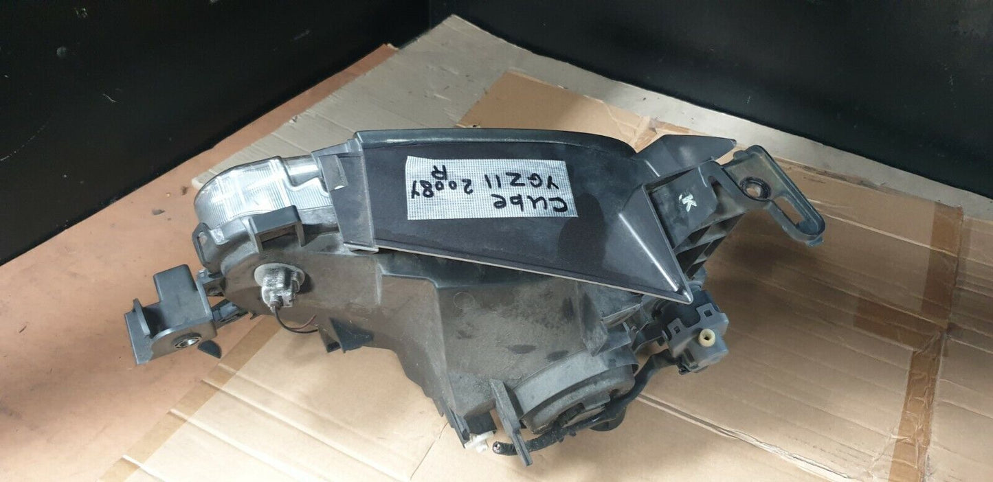 NISSAN CUBE Z11 (YZ) RIGHTHAND HALOGEN HEADLIGHT