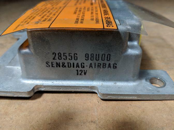 1998 MAZDA RX7 FD SERIES 6 SRS ECU FE98U971080188 08/92-12/98
