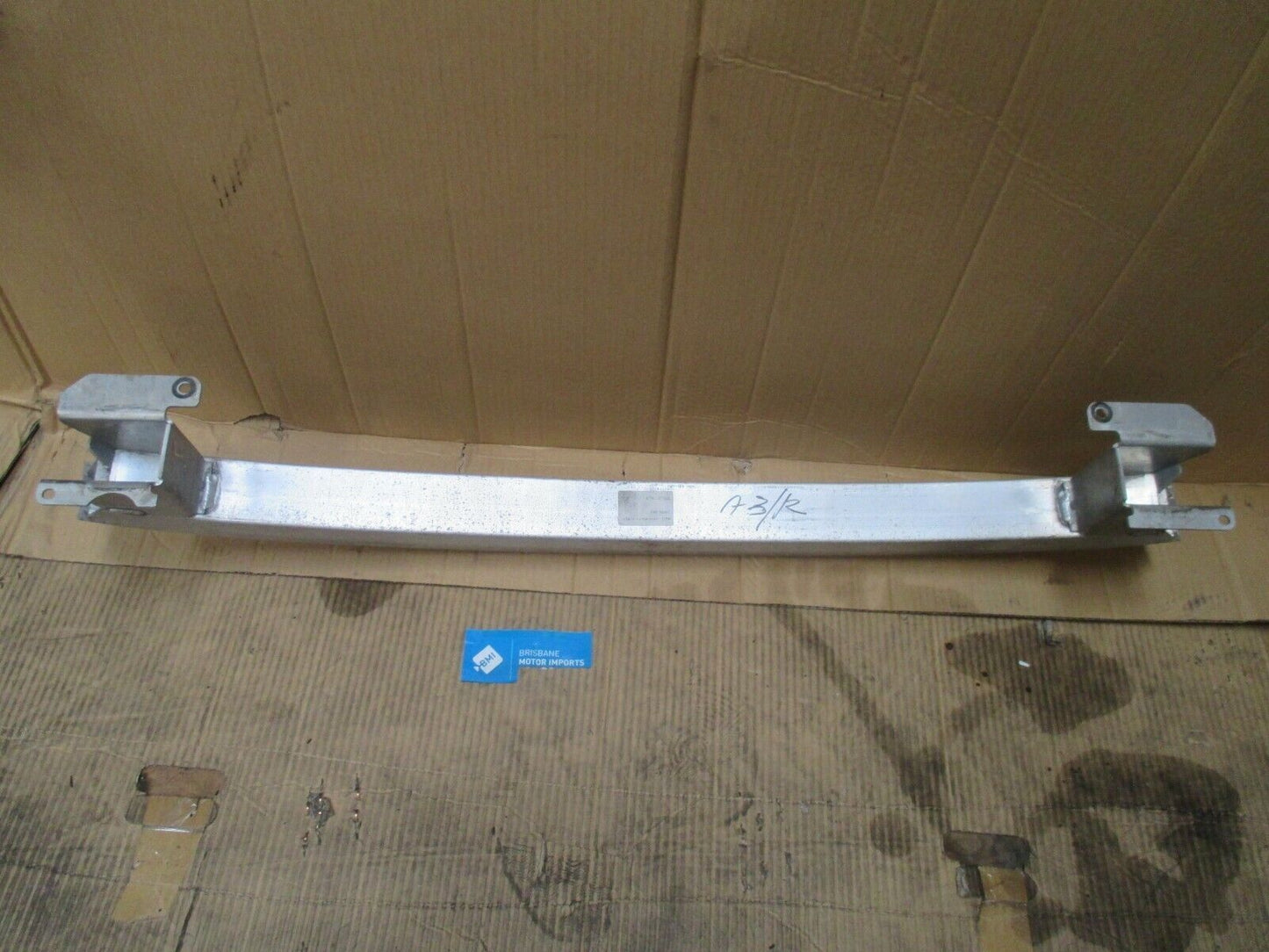 AUDI A3 8P REAR BUMPER RE-ENFORCEMENT & BRACKETS - ALLOY