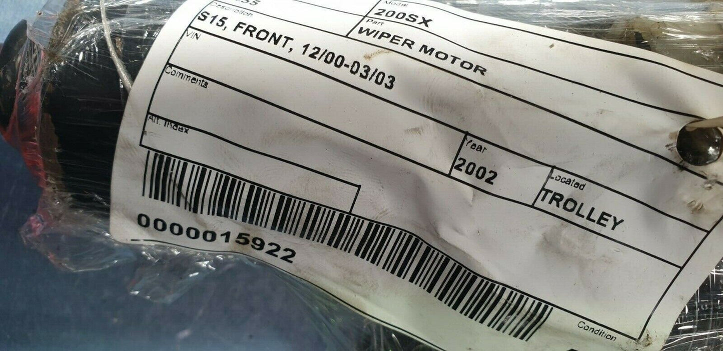 FRONT WINSCREEN WIPER MOTOR FOR NISSAN SILVIA 200SX S15