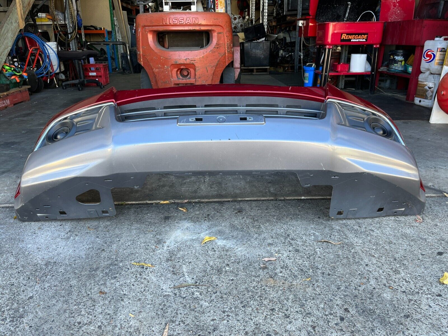 ISUZU MU-X FRONT BUMPER BAR 02/17-21 RED