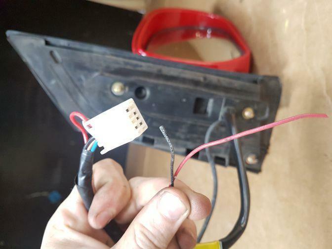 2006 MAZDA MPV LW RIGHT MIRROR 5,2 WIRE 08/99-04/06