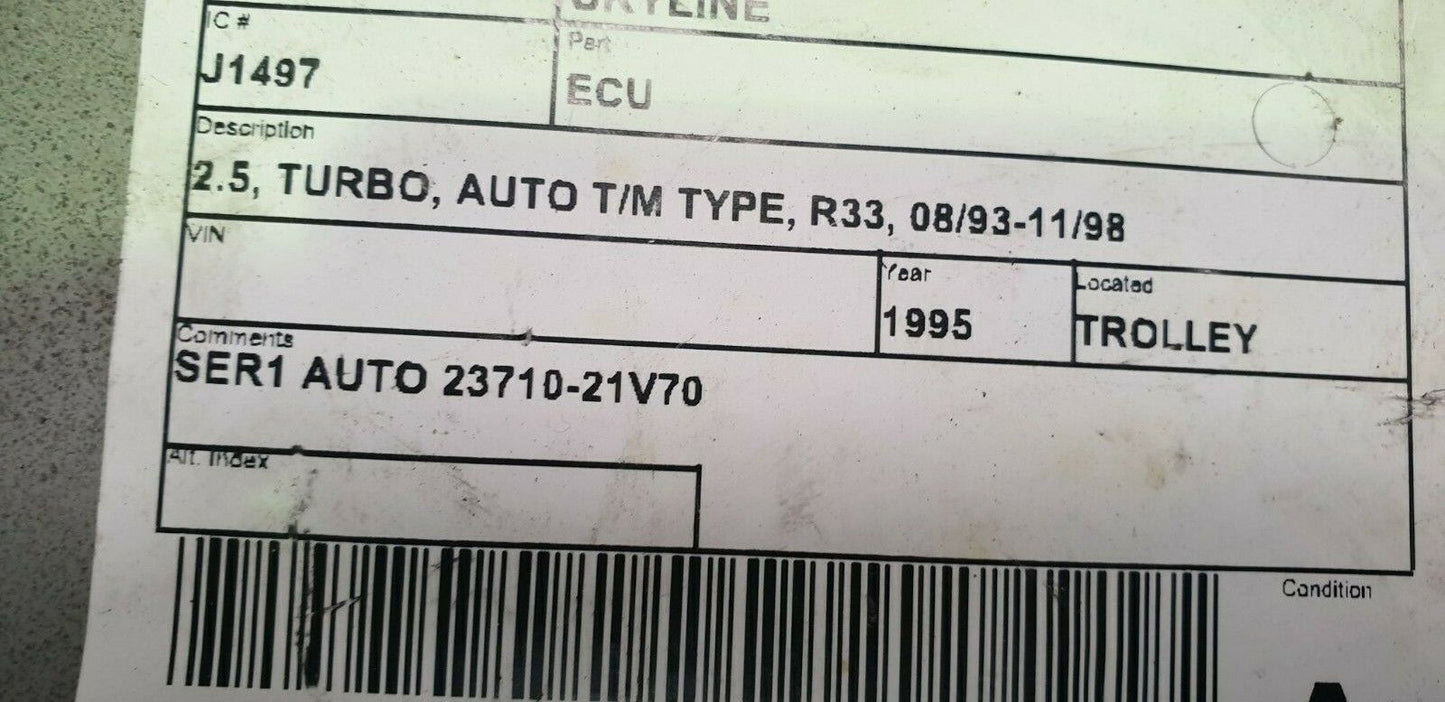 NISSAN SKYLINE R33 ECU 1993-98 2.5L AUTO TURBO TYPE