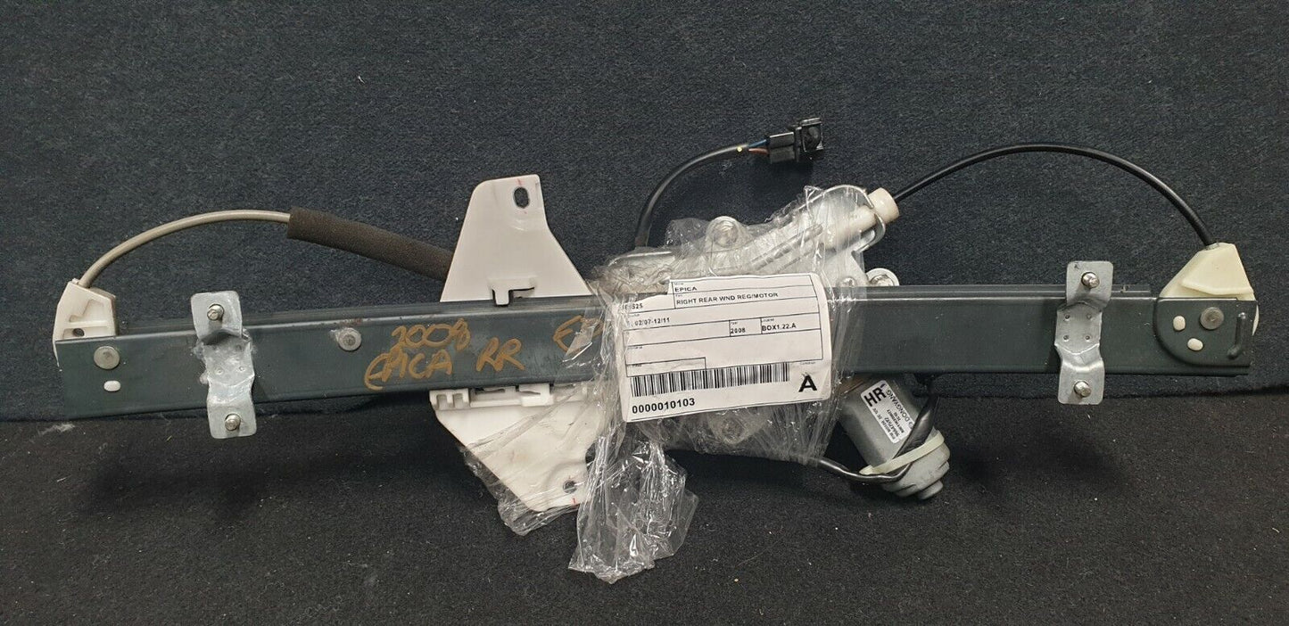 HOLDEN EPICA RIGHT REAR WINDOW REGULATOR/MOTOR 2007-2011