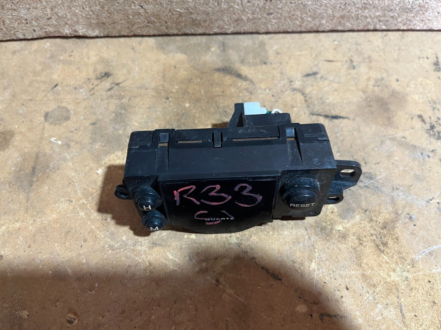 NISSAN SKYLINE R33 GTST S1 DASH CLOCK