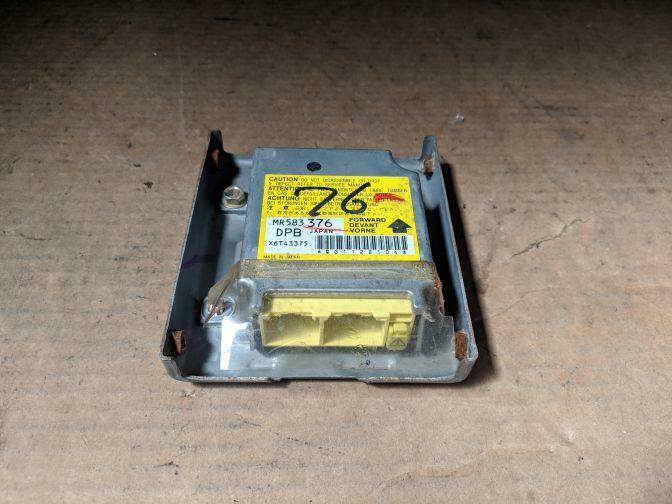 2001 MITSUBISHI LANCER EVOLUTION 7 SRS ECU QG1122104 07/96-06/02 EVO VII