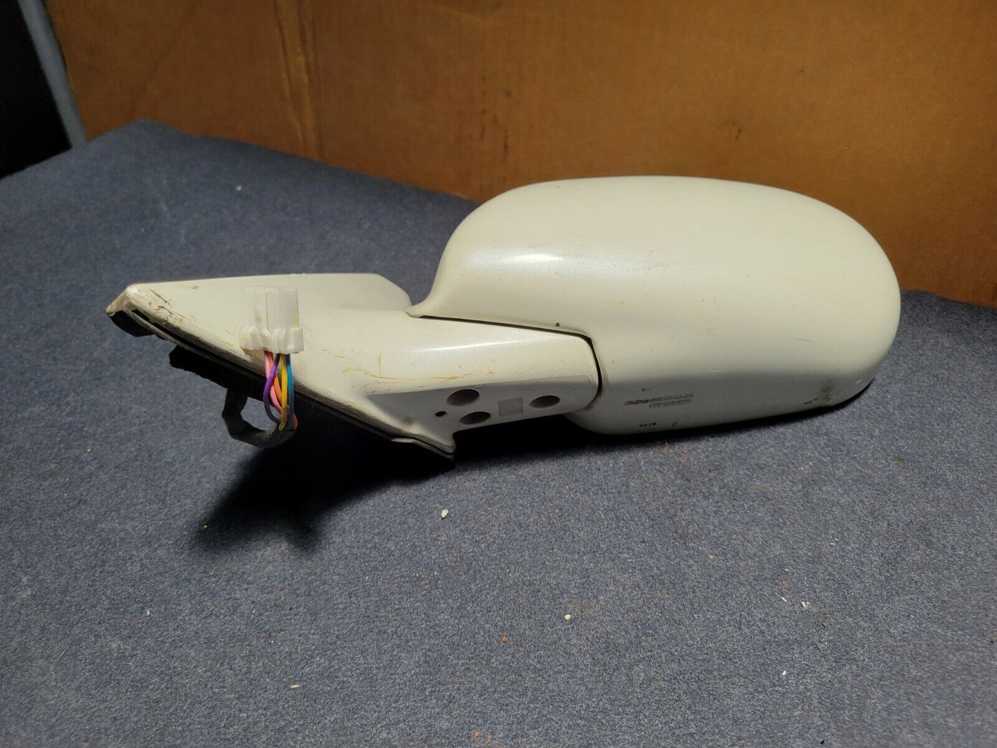 NISSAN SILVIA S15 200SX COUPE LEFT HAND DOOR MIRROR - WHITE