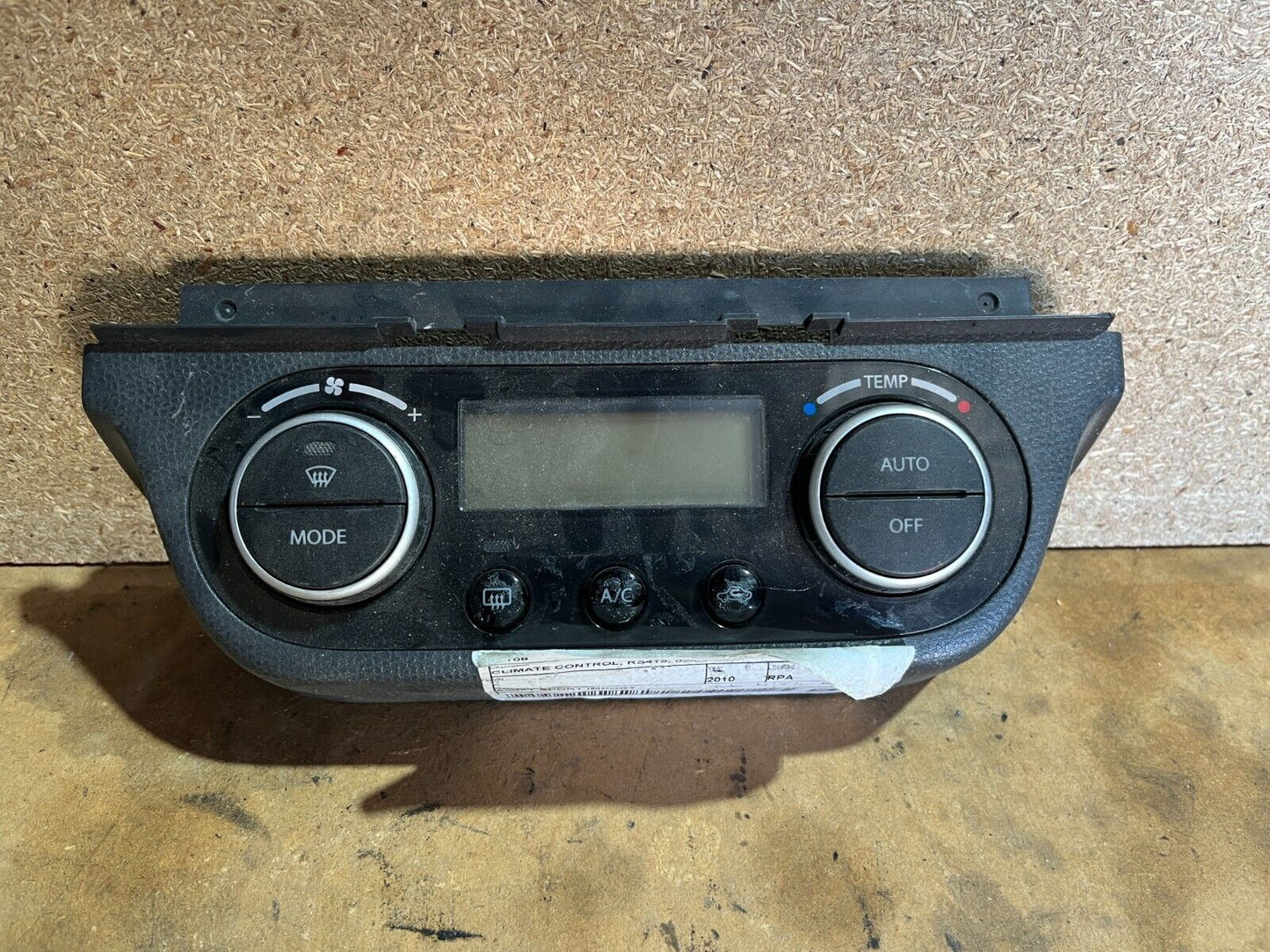 SUZUKI SWIFT SPORT RS415 CLIMATE CONTROL 02/05-12/10
