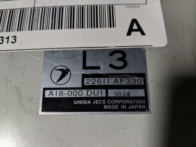 1999 SUBARU FORESTER SF5 EJ20-T AUTO ENGINE ECU 226AA-AF330 08/97-05/02