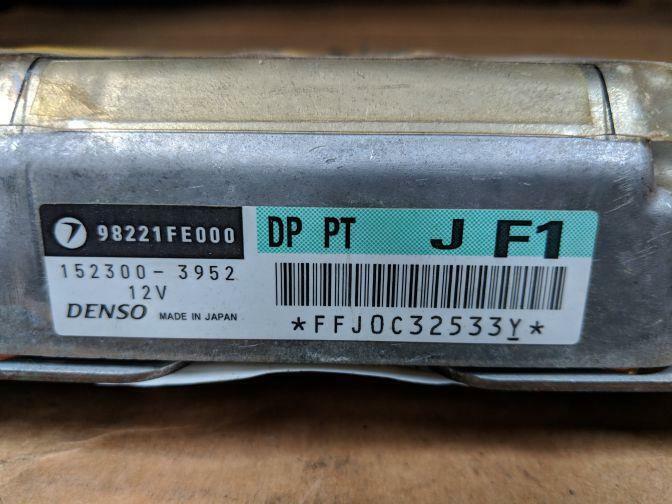2004 SUBARU IMPREZA GDB WRX SRS ECU FFJ0C32533Y 11/02-06/05
