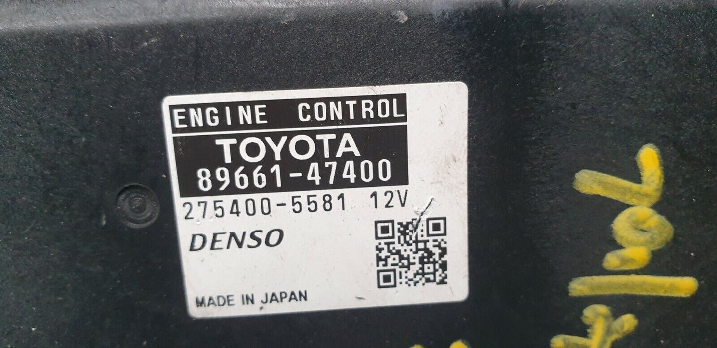 2010 TOYOTA PRIUS ZWW30 ENGINE ECU 1.8L 89661-47400