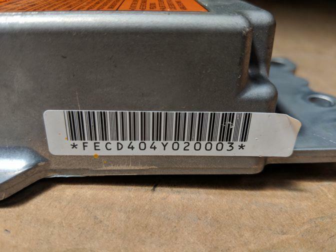 2003 NISSAN 350Z SRS AIRBAG ECU 28856CD400 12/02-04/09