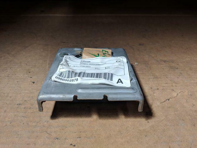 2001 MITSUBISHI LANCER EVOLUTION 7 SRS ECU QG1122104 07/96-06/02 EVO VII