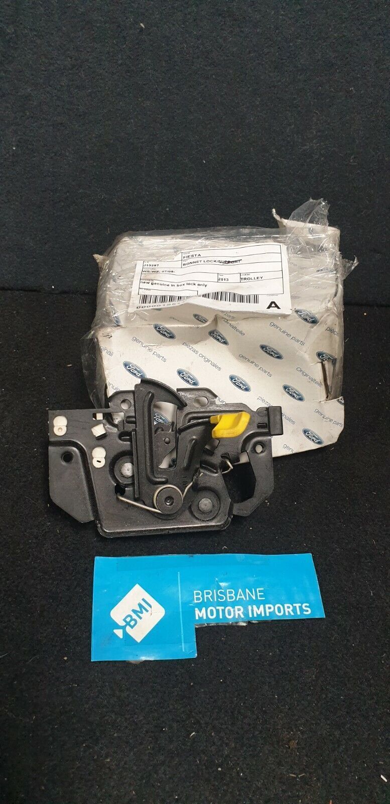 2013 FORD FIESTA BONNET LOCK WS-WZ 2008onwards