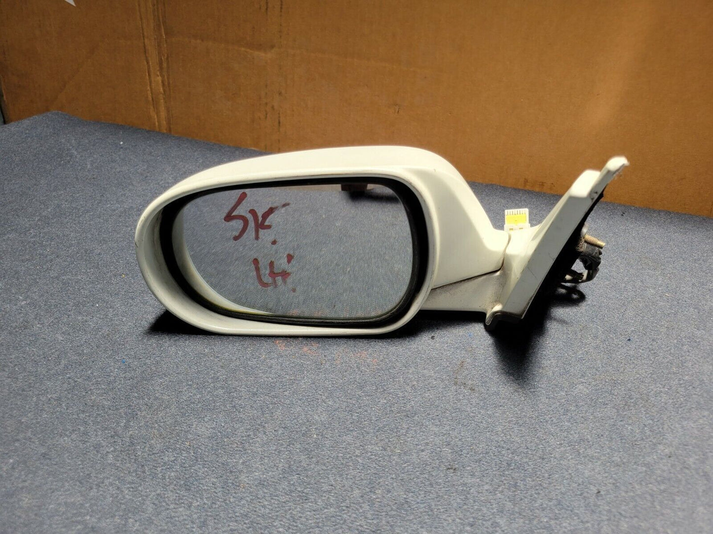 NISSAN SILVIA S15 200SX COUPE LEFT HAND DOOR MIRROR - WHITE
