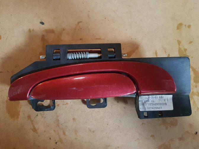 2003 JAGUAR S TYPE FRONT LEFT OUTER DOOR HANDLE 06/02-11/04