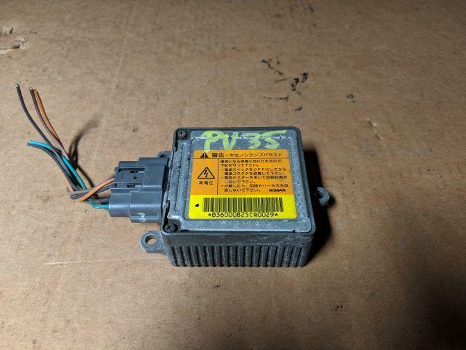 2003 NISSAN INFINITY SKYLINE V35 HEADLIGHT BALLAST 06/01-06/07