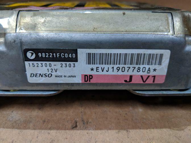 2000 SUBARU FORESTER SF5 AIRBAG MODULE DUAL AIRBAG TYPE