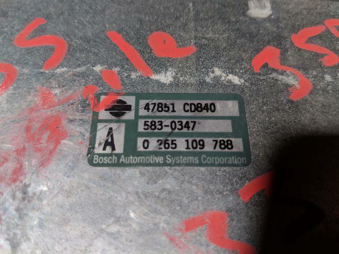 2004 NISSAN FAIRLADY Z33 350Z BOSCH ABS ECU 47851 CD840 12/02-04/09