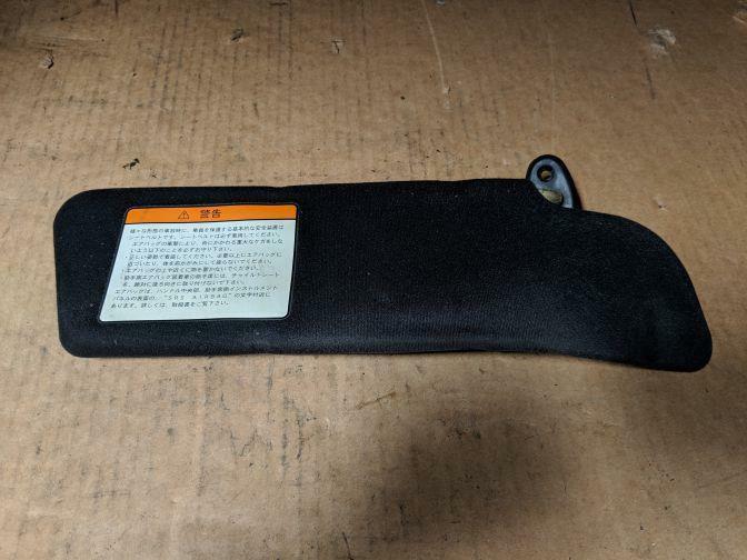 2006 MAZDA MX5 RIGHT SUNVISOR 10/05-07/15