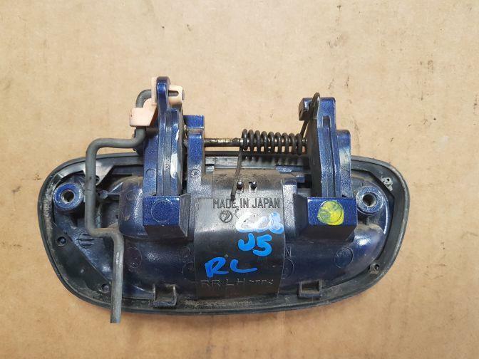 SUBARU IMPREZA WRX GC8 V5 REAR LEFT OUTER DOOR HANDLE RLHS BLUE