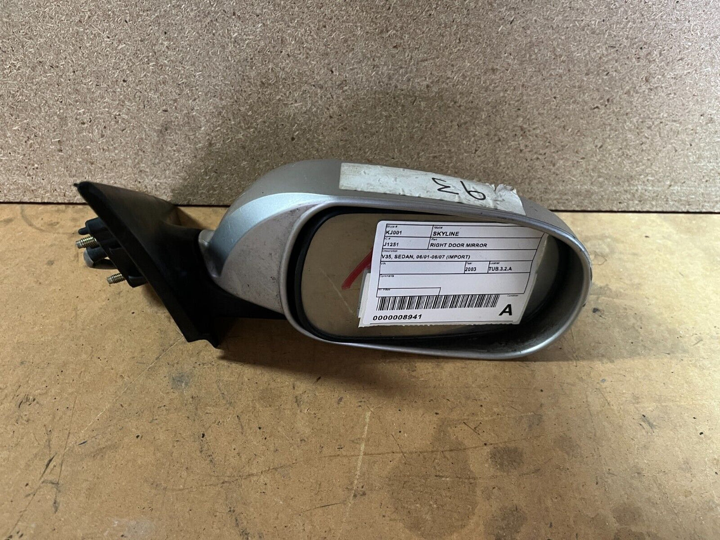 NISSAN SKYLINE V35 SEDAN RH DOOR MIRROR