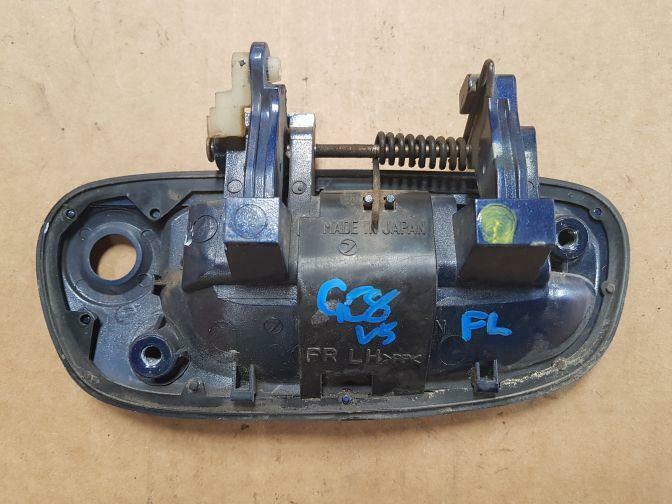 SUBARU IMPREZA WRX GC8 V5 FRONT LEFT OUTER DOOR HANDLE FLHS BLUE