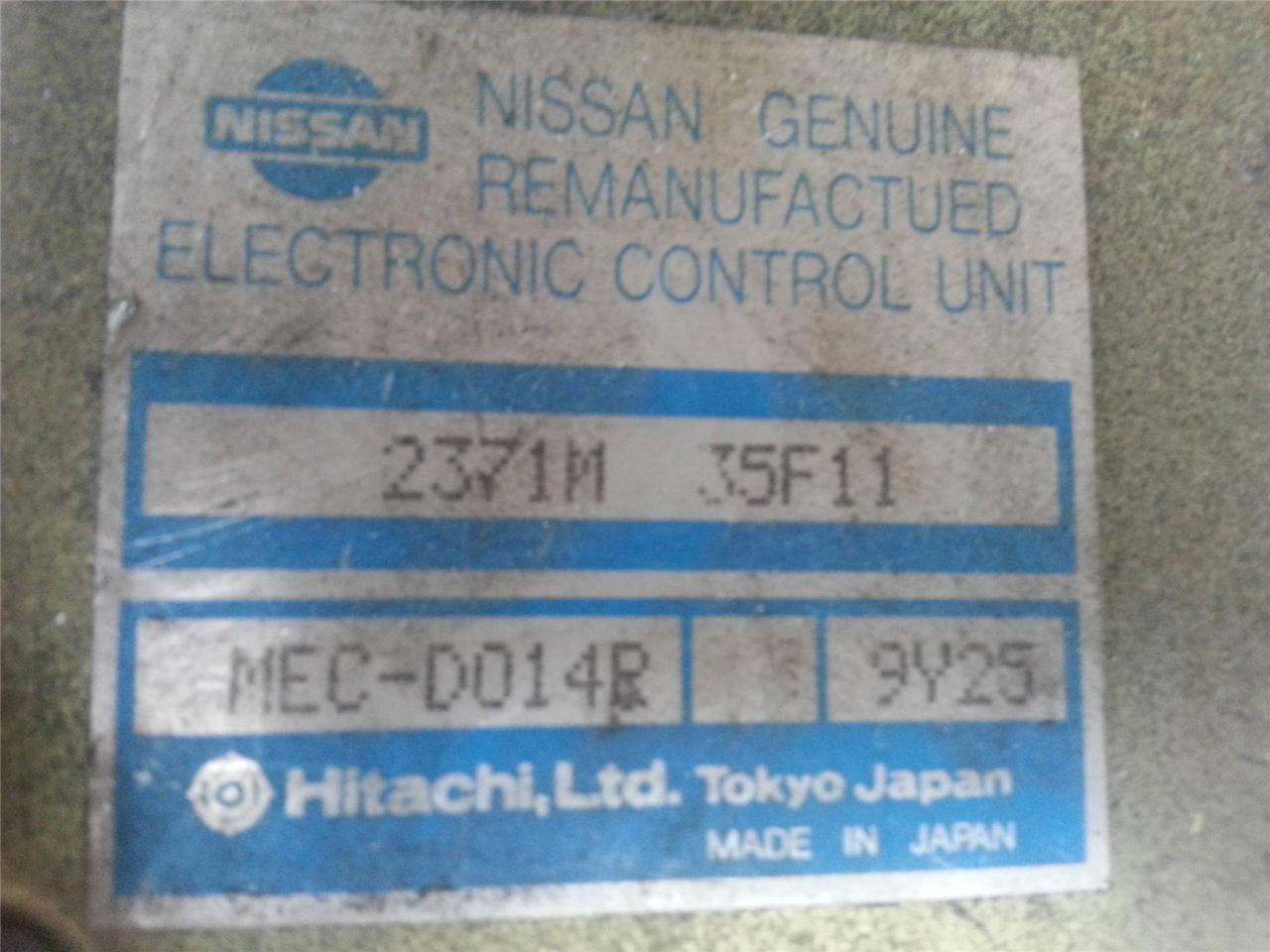 NISSAN SILVIA S13 CA18DE A/T ECU 2371M 35F11