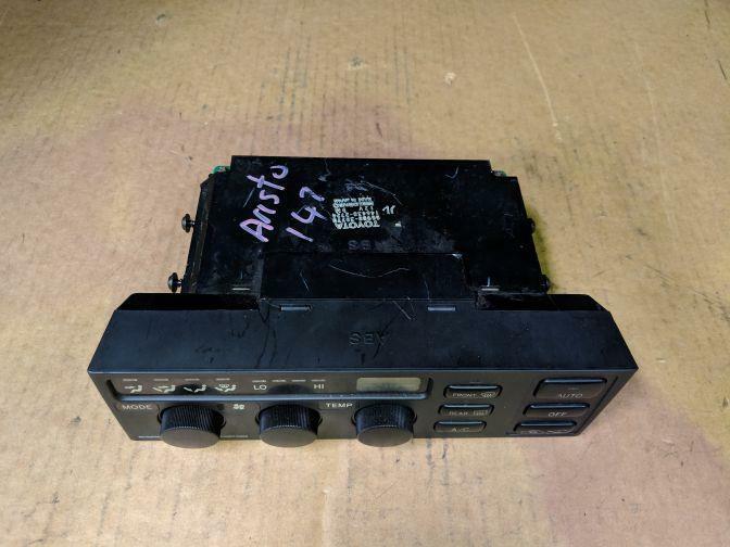 1996 TOYOTA ARISTO JZS147 CLIMATE CONTROL 1991-1997