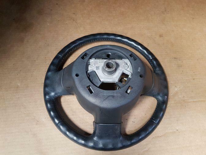 2006 NISSAN CUBE Z11 STEERING WHEEL 10/02-11/08 WITH VOLUME CONTROLS