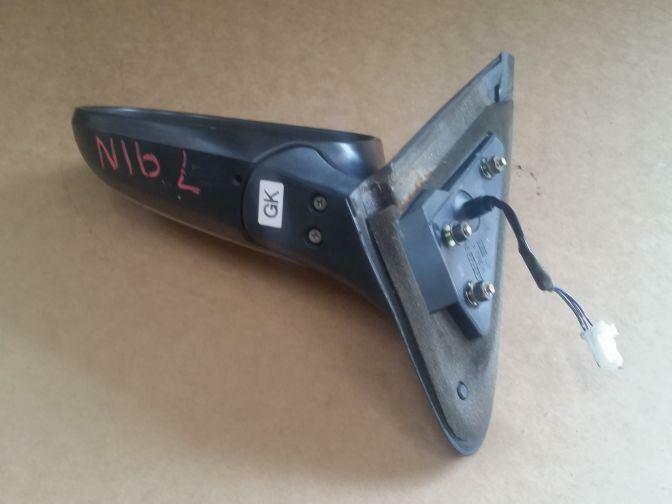 NISSAN PULSAR N16 LEFT MIRROR PASSENGER 3 WIRE