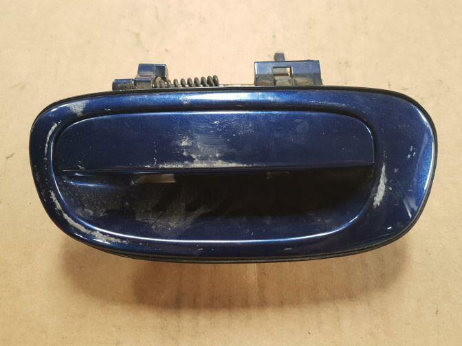 SUBARU IMPREZA WRX GC8 V5 REAR LEFT OUTER DOOR HANDLE RLHS BLUE