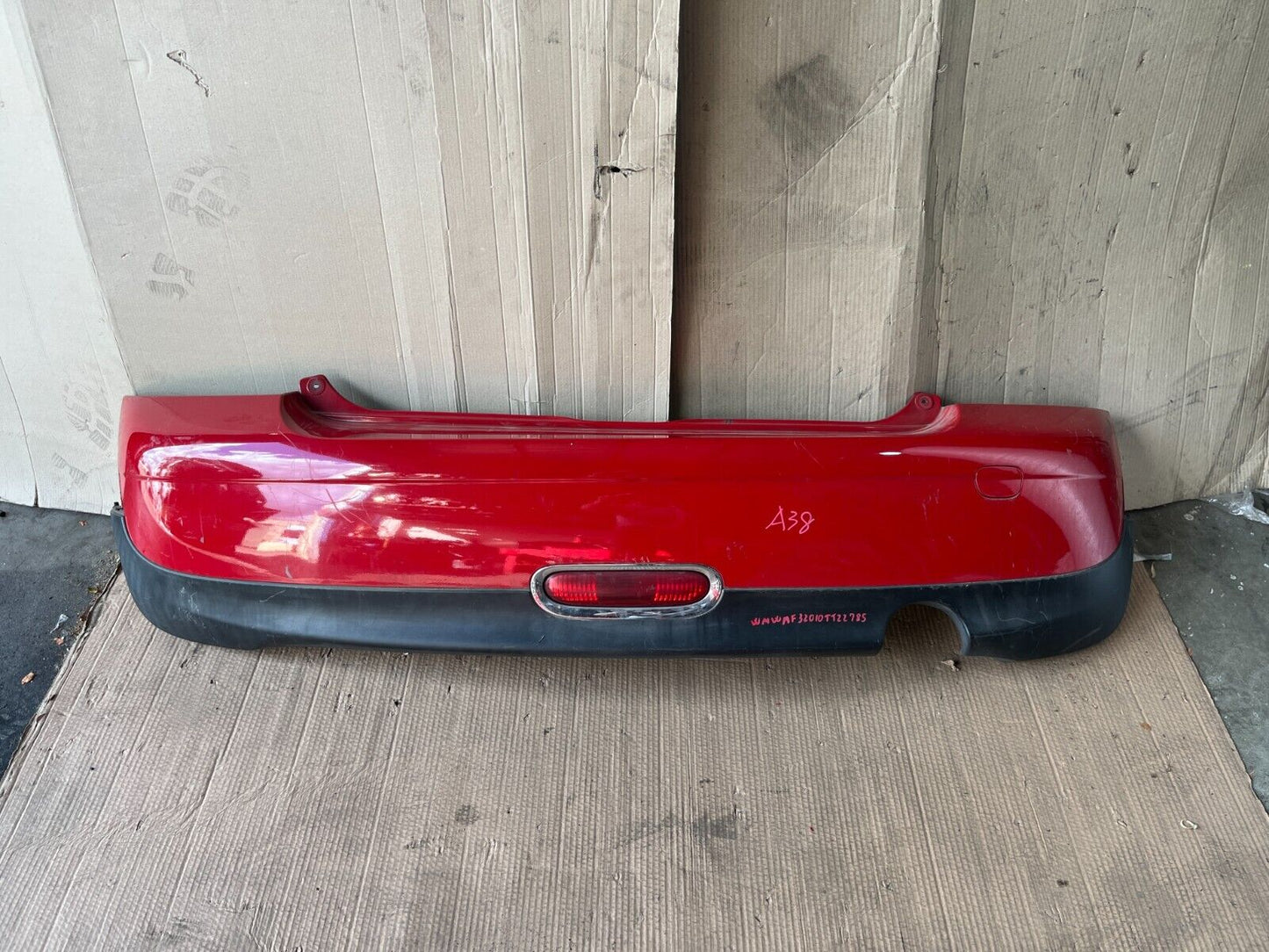 MINI COOPER R56 REAR BUMPER (RED)