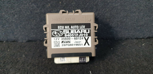 SUBARU XV G4X LIGHT LEVELLER CONTROL MODULE 84051FJ010