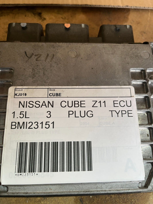 NISSAN CUBE Z11 ECU AUTO 1.5L 3 PLUG TYPE