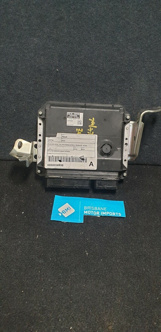 2010 TOYOTA PRIUS ZWW30 ENGINE ECU 1.8L 89661-47400