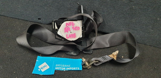 NISSAN PULSAR N16 RIGHT REAR SEAT BELT (SEDAN - LATE) 2000-05