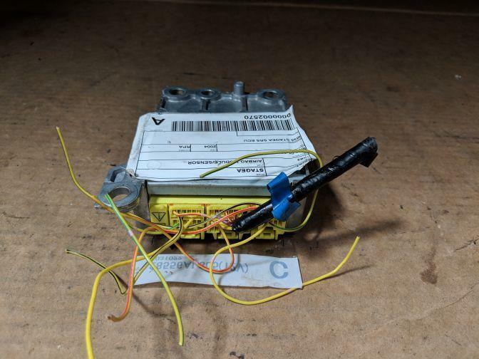 2004 NISSAN STAGEA M35 SRS ECU 2001-2007 FEAL803X220016