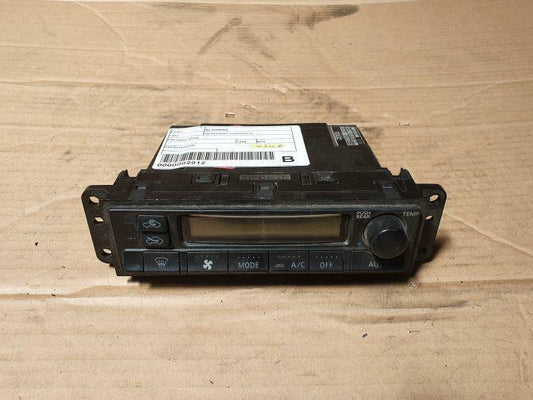 1999 NISSAN ELGRAND E50 CLIMATE CONTROL 05/97-05/02